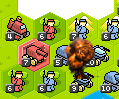 Explosion mocukup